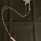 Express Long Necklace Silver 34” With Cubic Zirconia