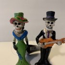 HOLA HALLOWEEN La Catrina Y El Músico Day Of The Dead NWT