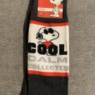 Peanuts Snoopy Joe Cool Men's Crew Socks COOL CALM COLLECTED Sz 10-13 NWT