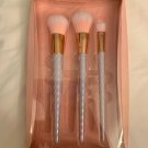 New Evri Unicornesque 3 Piece Makeup Brush Set. Gift For Teens