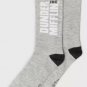 NEW The Office DUNDER MIFFLIN Crew Socks 1 Pair Gray/Light Gray NEW