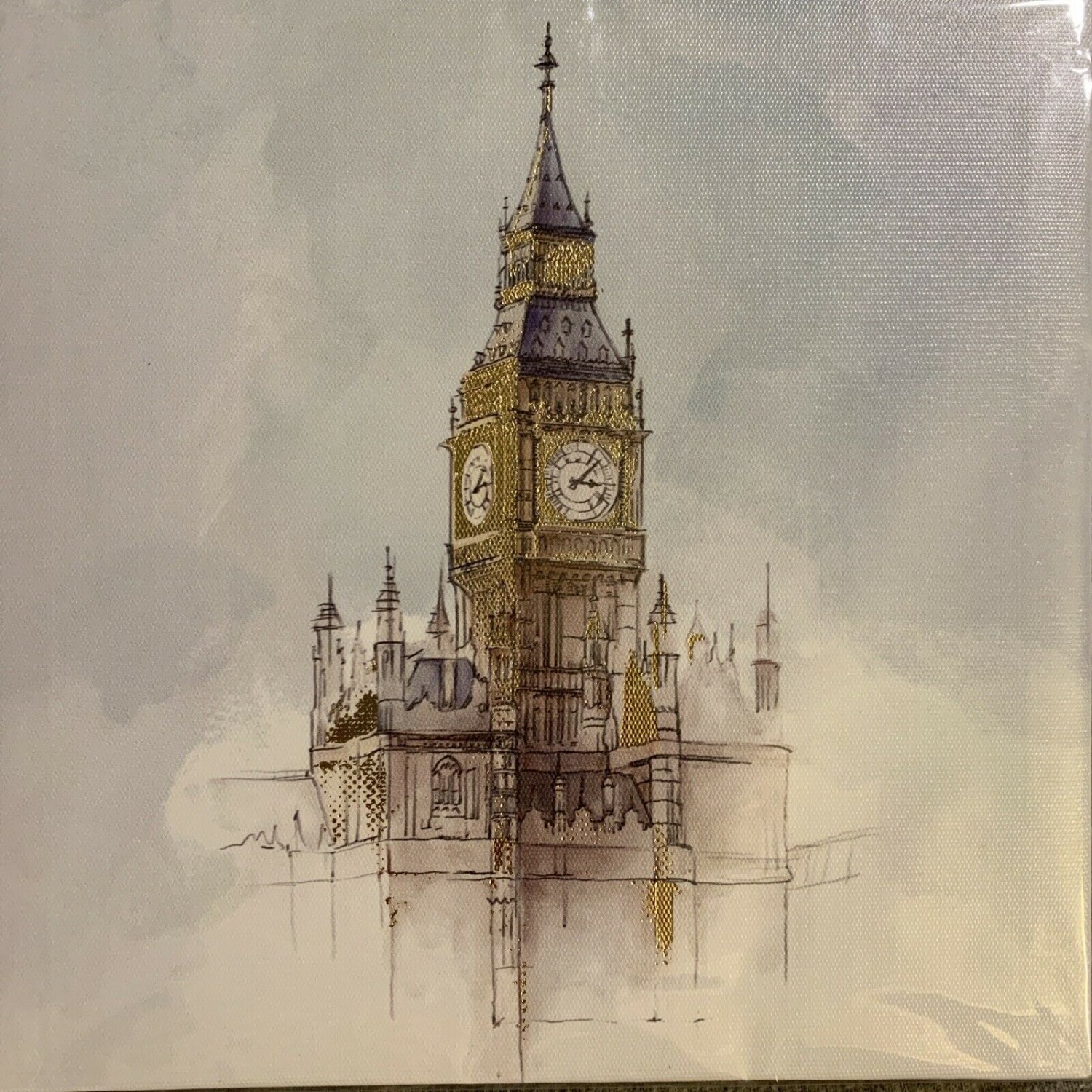 Big Ben Wall Art 8&acirc;��x 8&acirc;��. New