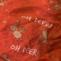 Christmas drunk reindeer infinity scarf NWT