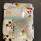 Disney Baby Mickey Mouse Gray Blanket Sherpa New With Tags