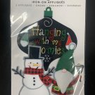 CREATE IT IRON-ON APPLIQUES Gnome, Ornament & Snowman