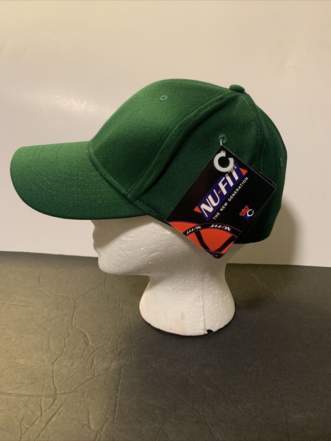 NU-FIT GREEN HAT CAP NEW W/ TAGS STRETCH FIT L/XL