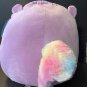 Squishmallow Sydnee the Squirrel 16â Kellytoy Purple NWT