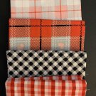 4 Fat Quarters 18”x21” Check / Plaid Cotton