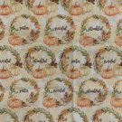 Harvest - Thanksgiving Fat Quarter 18”x21” Cotton