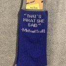 The Office That's What She Said Officially Licensed Crew Socks
