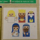 Nativity set finger puppet kit new