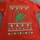 Spencer’s Frisky Reindeer Naughty Christmas Ugly T-shirt Unisex Size L NWOT