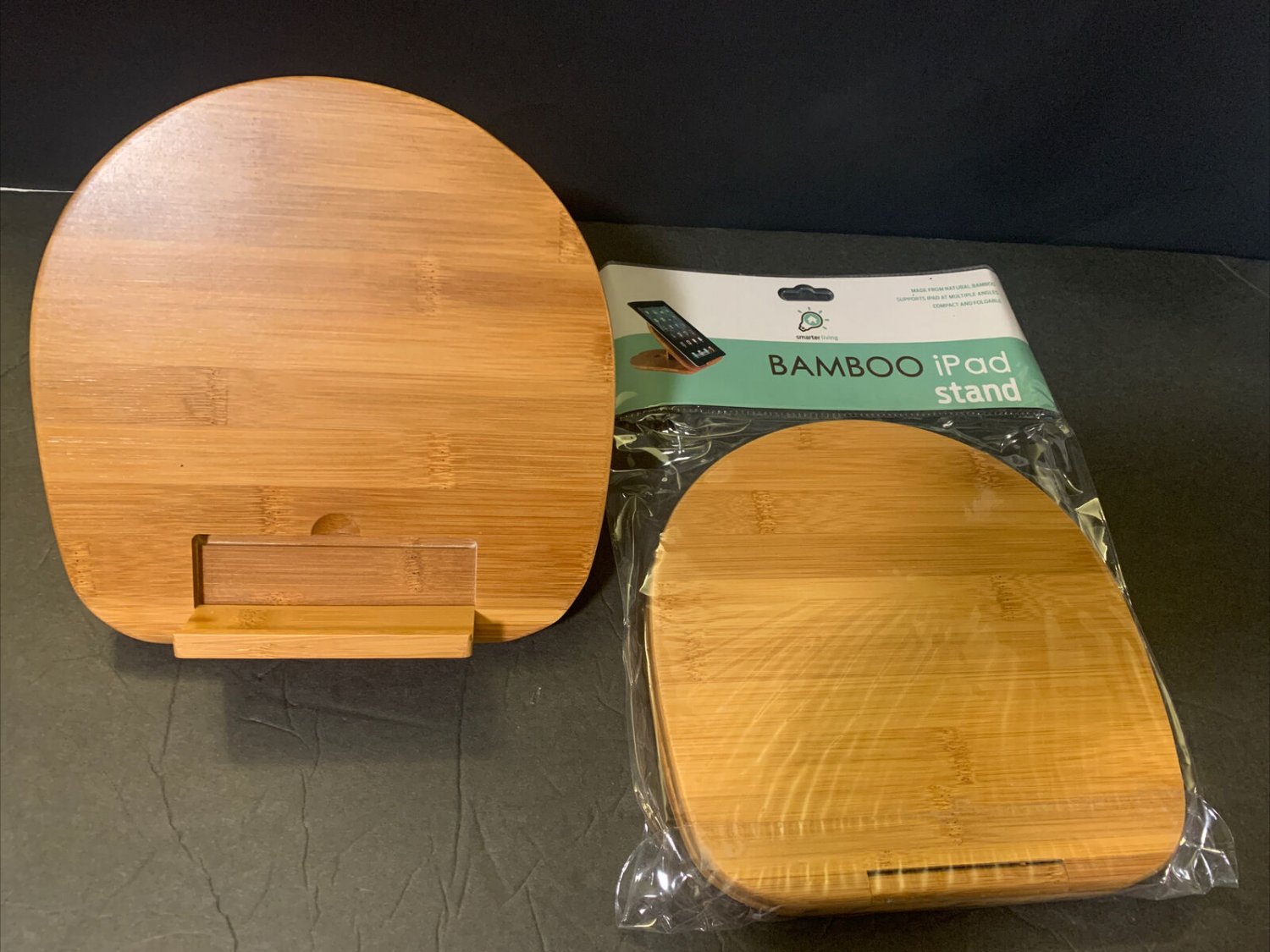Bamboo iPad Stand / Holder iPad iPhone Book Magazine  NEW SEALED