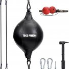 TOCO FREIDO PU Leather Boxing Ball, MMA Double End Punching Ball for Speed and
