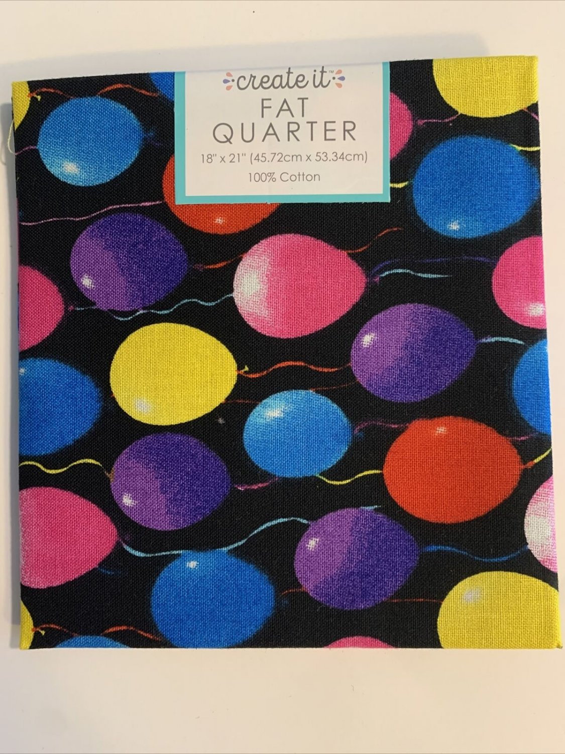 Balloons Fat Quarter 18&acirc;��x21&acirc;�� Cotton