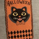 Happy Halloween tapestry Hanging sign NWT. 36”x13”