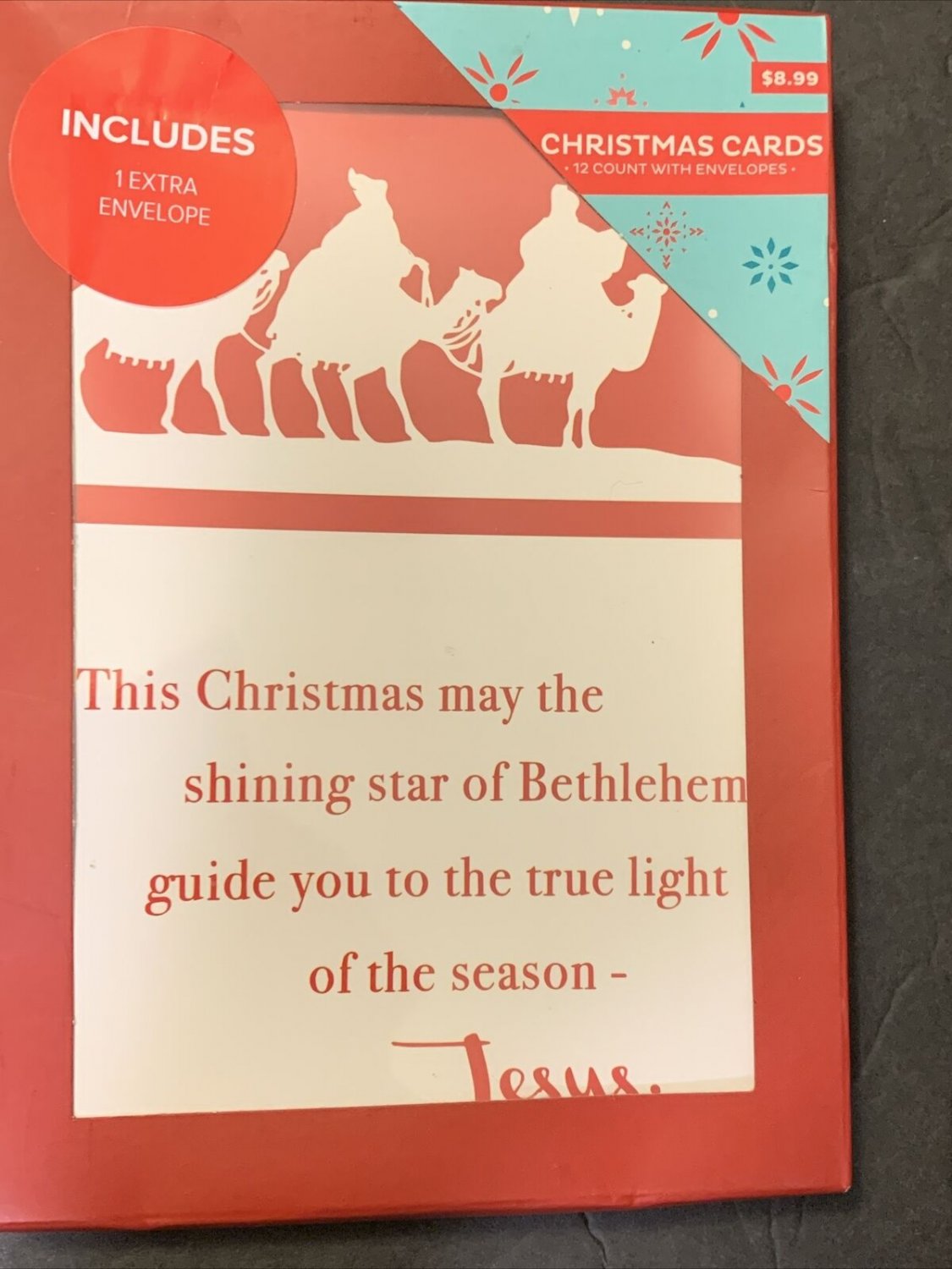 NIB CHRISTMAS CARDS THREE WISE MEN GOING TO JESUS