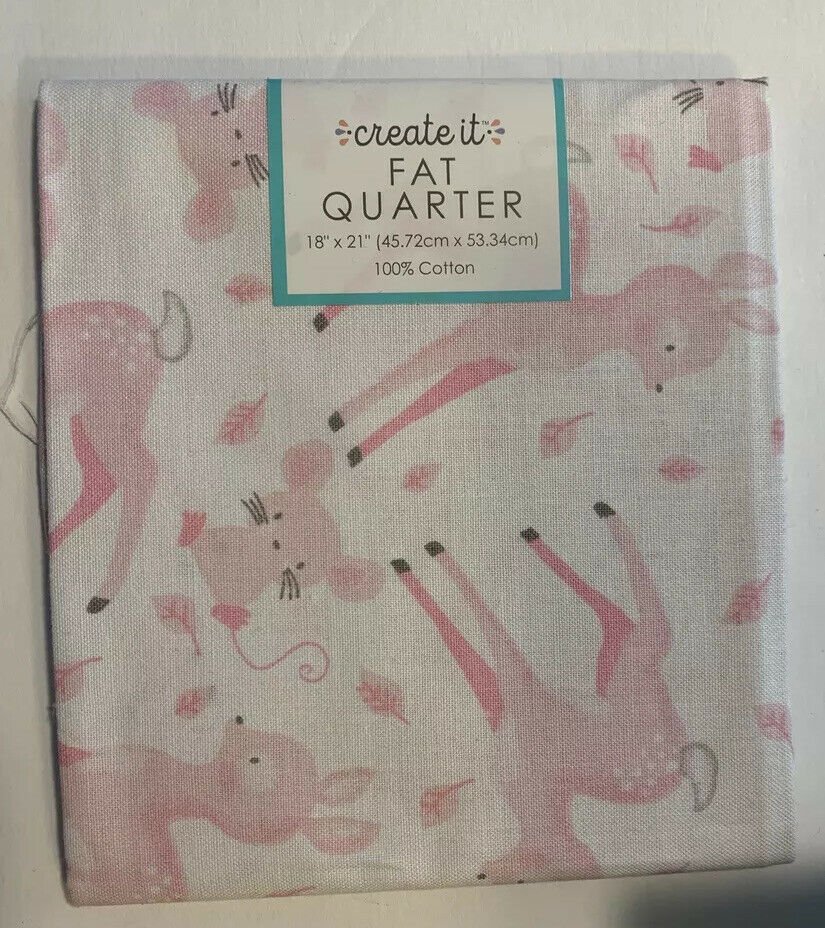 Deer's Fat Quarter 18&acirc;��x21&acirc;�� Cotton