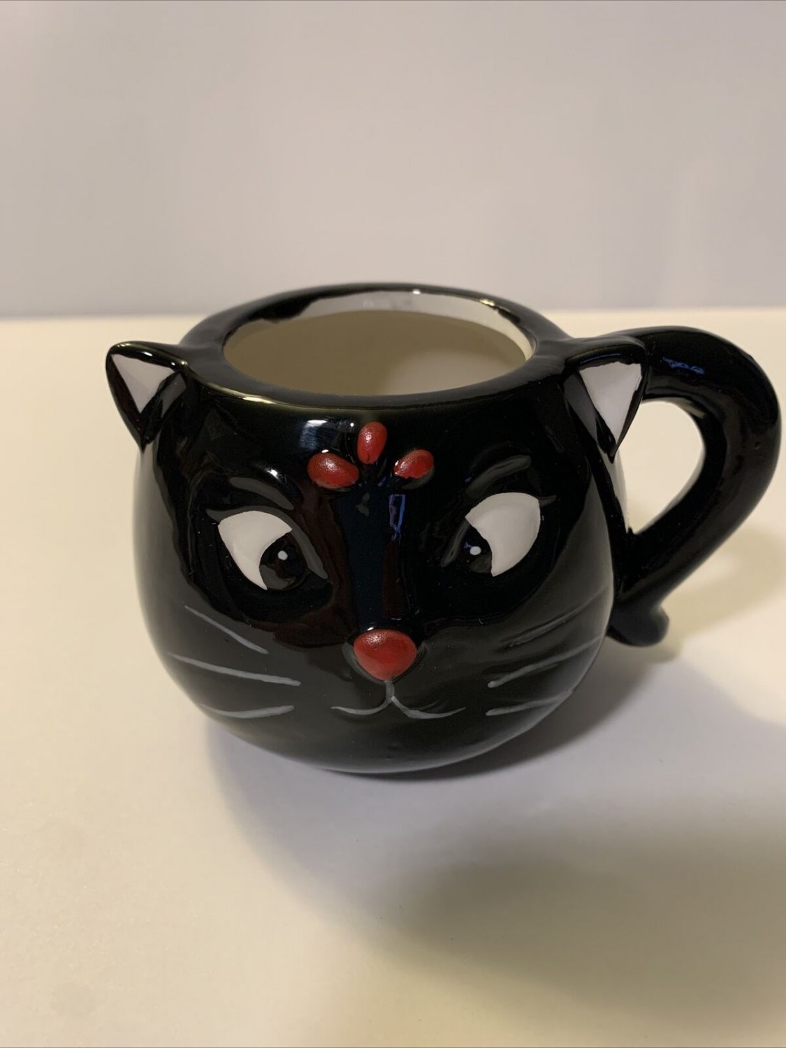 Black Cat Ceramic Coffee Mug Small New