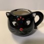 Black Cat Ceramic Coffee Mug Small New