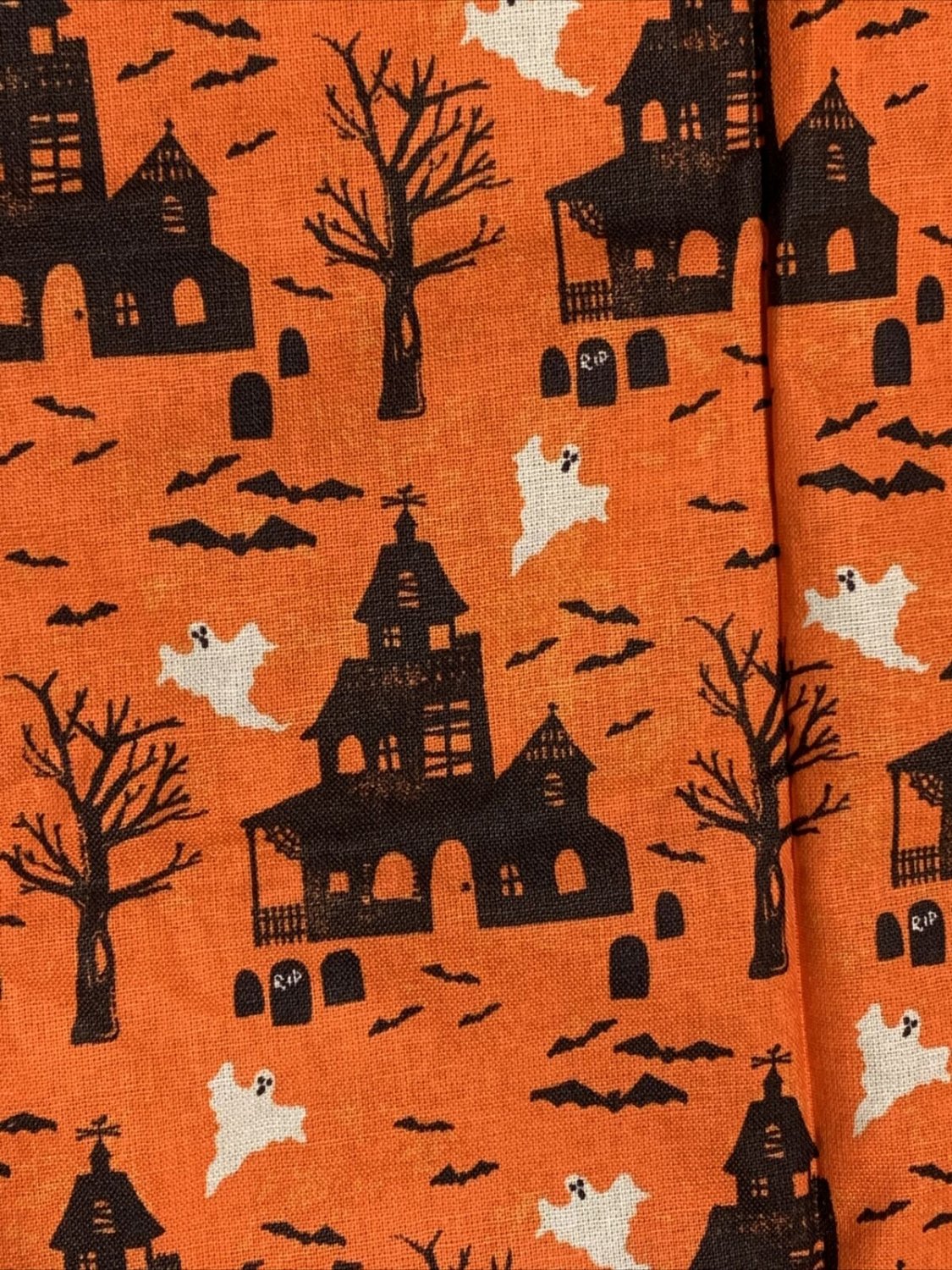 Halloween Haunted Mansion Fat Quarter 18&acirc;��x 21&acirc;��