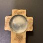 Cross resin tea light holder
