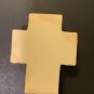 Cross resin tea light holder