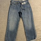 New Old Navy Girls Jeans O.G straight high rise built in tough size 6