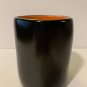 Rae Dunn "Woof" Mug. Halloween. Black with Orange interior. HTF.