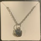Hello Kitty Petite SilverTone Pendant With 18" Necklace