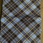 Gwen Studios 1/2 Yd Fabric Cotton Blue Plaid Face Mask Instructs NEW Craft