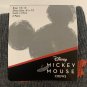 Disney Mickey Mouse Rainbow Black Gray Crew Socks 2 Pairs Adult Size 10-13 NWT