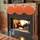 Maple Leave Pumpkin Fireplace Mantle Scarf for Thanksgiving. NWT