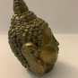 Buddha Head Home D&Atilde;&copy;cor Cement 6" Tall NWOT Hand Painted Gold