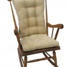 Vu Twillo Overstuffed Rocking Chair Set, Seat and Seatback Cushions, 17" x