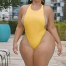 4 x 6 NUDE CURVY EBONY MODEL 02150 4 x 6 NUDE CURVY EBONY MODEL 02150