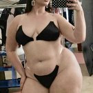 5 x 7 NUDE CURVY THICK BUSTY BRUNETTE 022734 BOOTY