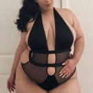 5 x 7 NUDE CURVY THICK BUSTY BRUNETTE 022875 BOOBS