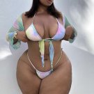 5 x 7 NUDE CURVY THICK BRUNETTE MODEL 023205 THICKNESS