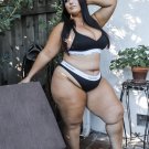 5 x 7 NUDE CURVY THICK BRUNETTE MODEL 023293 THICKNESS