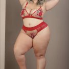5 x 7 NUDE CURVY THICK BRUNETTE MODEL 023327 THICKNESS