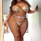 8 x 10 NUDE CURVY THICK BRUNETTE MODEL 023351 THICKNESS