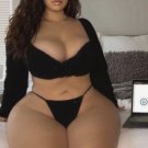 4 x 6 NUDE CURVY THICK BRUNETTE MODEL 023475 THICKNESS