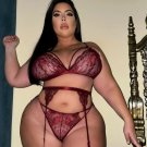 5 x 7 NUDE CURVY THICK BRUNETTE MODEL 023567 THICKNESS