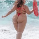 5 x 7 NUDE CURVY THICK BRUNETTE MODEL 023800 BOOOTY