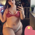 5 x 7 NUDE CURVY THICK BRUNETTE MODEL 0238193 THICKNESS