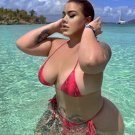 8 x 10 NUDE CURVY BRUNETTE MODEL 0238312 THICKNESS