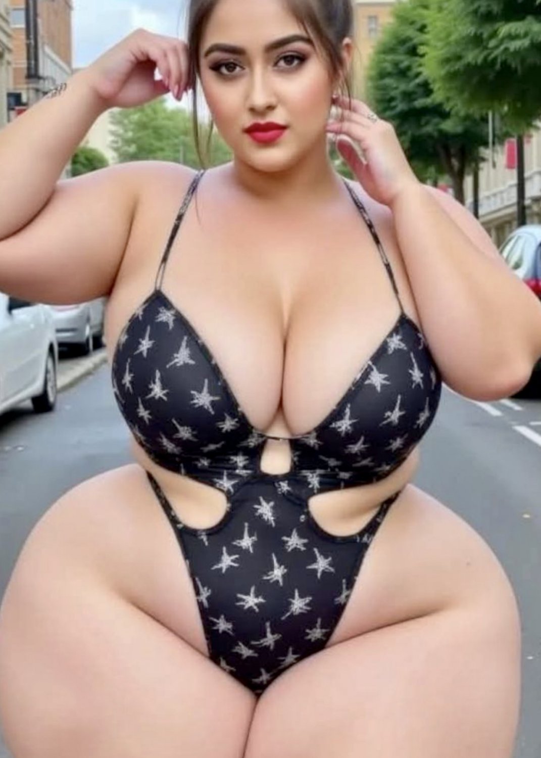 5 X 7 NUDE CURVY BUSTY MODEL 2394889 THICKNESS BOOOTY