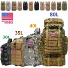 30L/40L/80LOutdoor Military Tactical Backpack Rucksack Camping Hiking Bag Travel