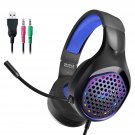 Economic R1 50mm Speaker Bass Sound HIFI RGB light Gaming Headphone Earphone Headset for PC Laptop